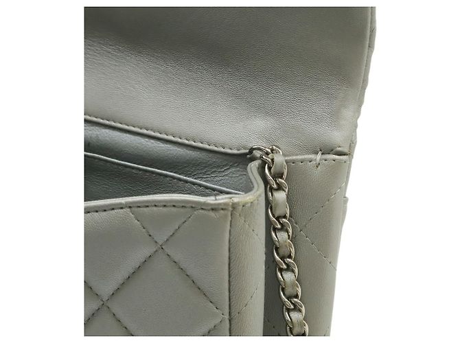 Borsa a Spalla Chanel Matelassé Coco Mark con Catena Argento - vista 8