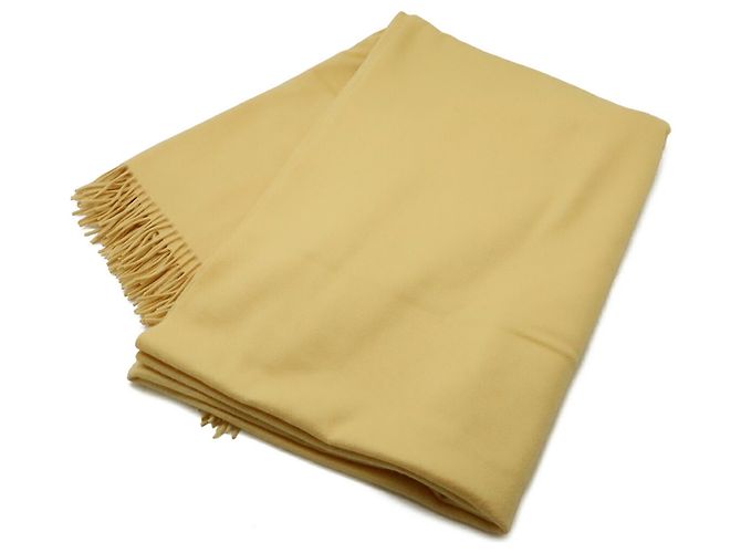 Hermès Schal in Creme und Gelb Roh - Ansicht 4