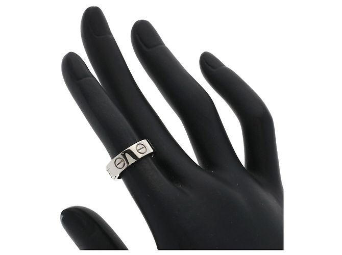 Anello Cartier Love in oro bianco 18K - vista 6