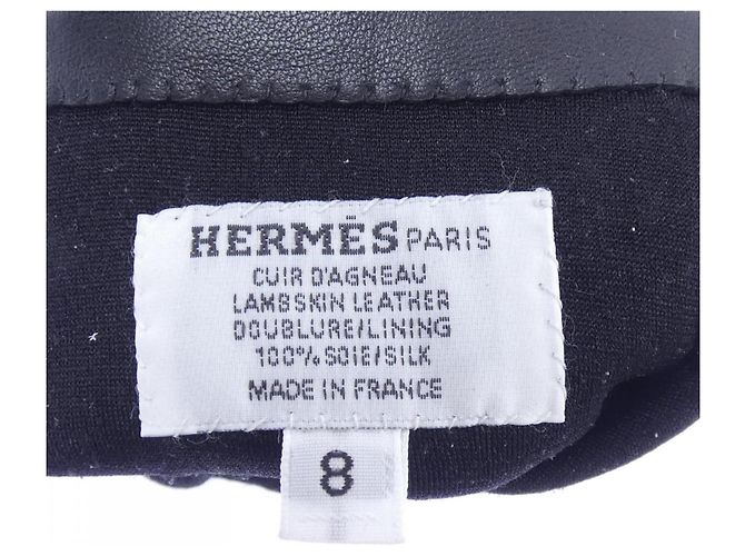 Guanti neri caldi Hermès Nero - vista 3