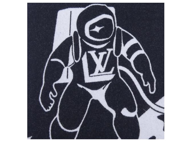 Cashmere-Schal von Louis Vuitton Braun Schwarz - Ansicht 4