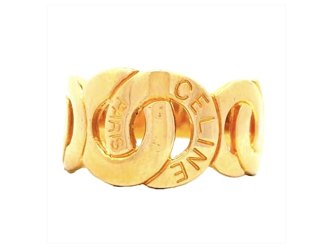 Céline Anillo Logo Círculo Celine Amarillo - vista 2