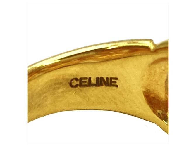 Céline Anillo Logo Círculo Celine Amarillo - vista 6