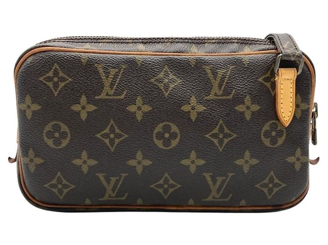 Borsa a Spalla Pochette Marly di Louis Vuitton Marrone - vista 3
