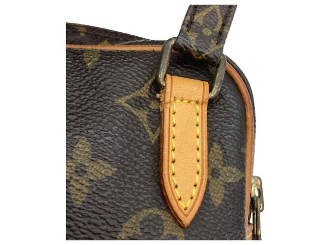 Borsa a Spalla Pochette Marly di Louis Vuitton Marrone - vista 6