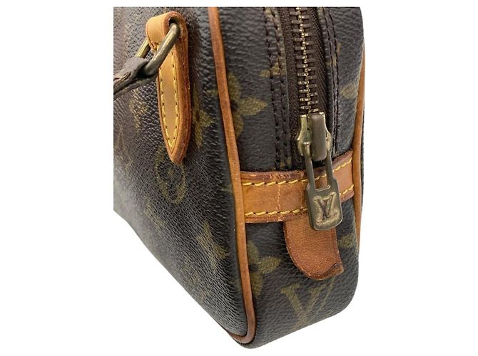Borsa a Spalla Pochette Marly di Louis Vuitton Marrone - vista 7