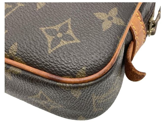Borsa a Spalla Pochette Marly di Louis Vuitton Marrone - vista 8