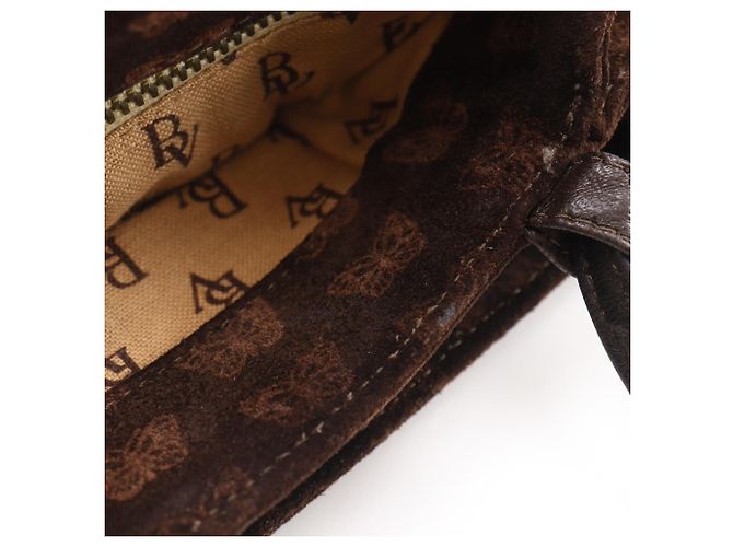 Borsa a spalla 3 in 1 in suede marrone Bottega Veneta - vista 14