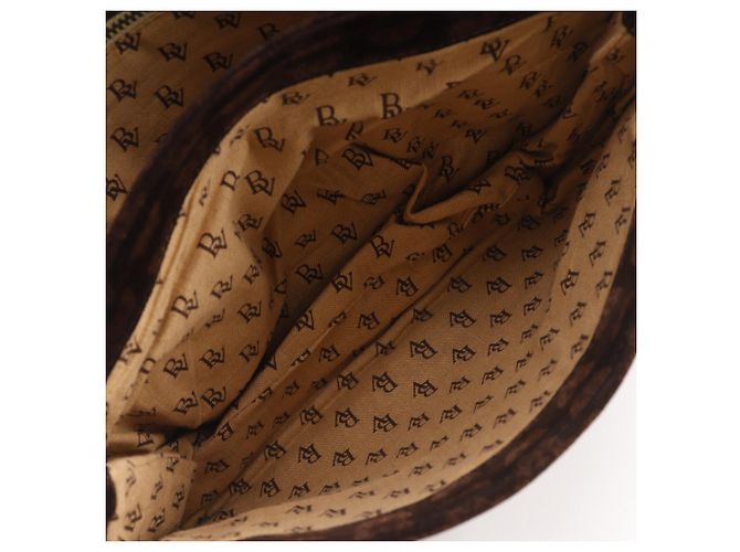 Borsa a spalla 3 in 1 in suede marrone Bottega Veneta - vista 6