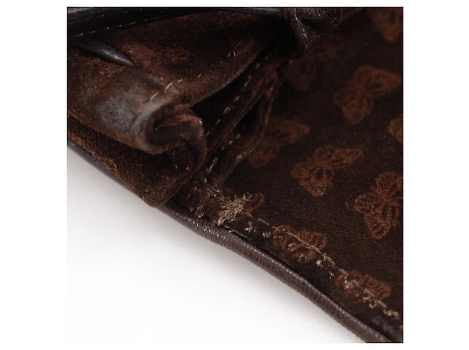 Borsa a spalla 3 in 1 in suede marrone Bottega Veneta - vista 9