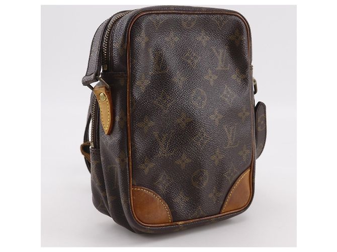 Borsa a Spalla Amazon Louis Vuitton Marrone - vista 3