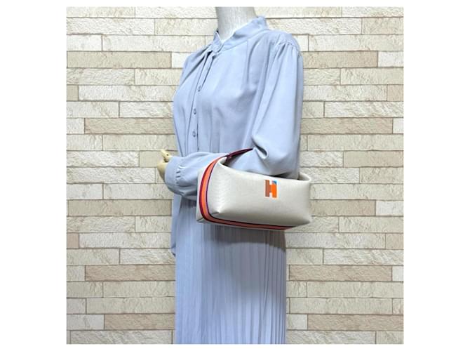 Borsa Bride à Brac PM di Hermès Marrone Bianco Blu Multicolore Arancione - vista 2