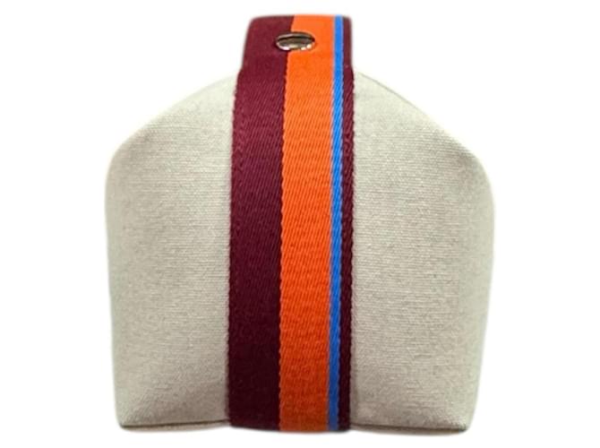 Borsa Bride à Brac PM di Hermès Marrone Bianco Blu Multicolore Arancione - vista 4