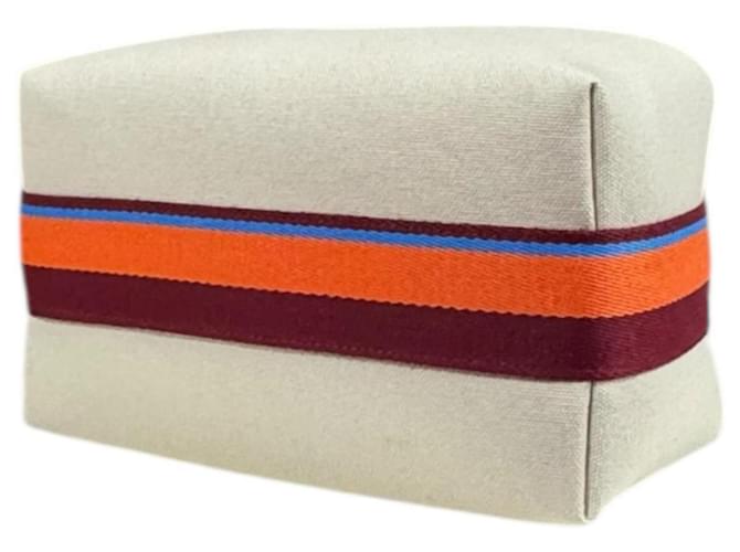 Borsa Bride à Brac PM di Hermès Marrone Bianco Blu Multicolore Arancione - vista 6