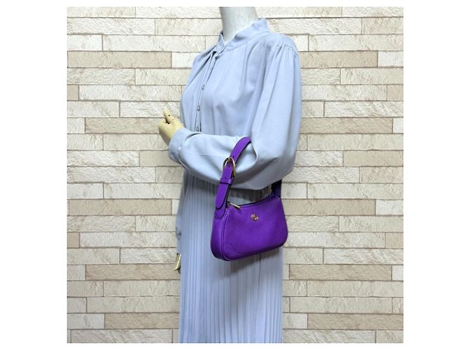 Borsa Gucci Aphrodite Mini GG Marmont Porpora - vista 2