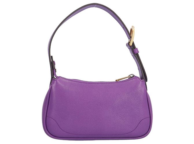 Borsa Gucci Aphrodite Mini GG Marmont Porpora - vista 3