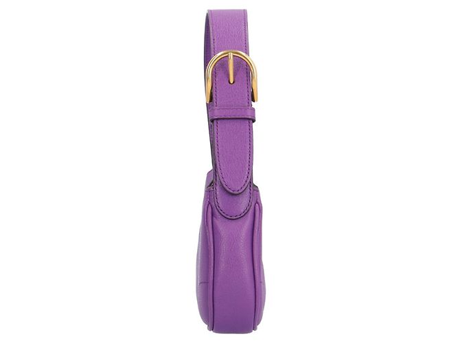 Borsa Gucci Aphrodite Mini GG Marmont Porpora - vista 4