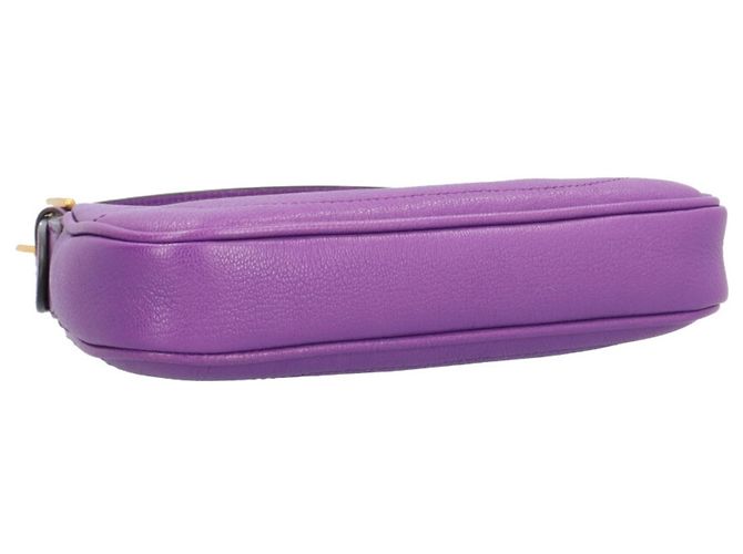 Borsa Gucci Aphrodite Mini GG Marmont Porpora - vista 5