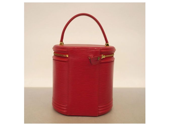 Louis Vuitton Epi Cannes Handbag M48037 Red - view 14