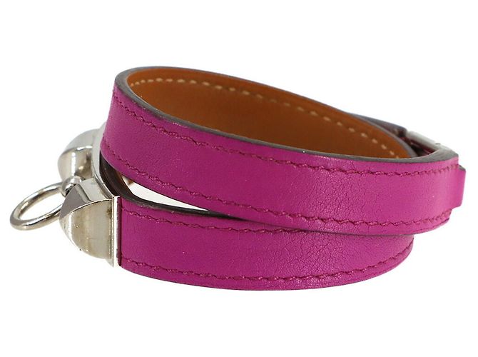Bracciale Double Tour Rivale di Hermès Porpora - vista 2