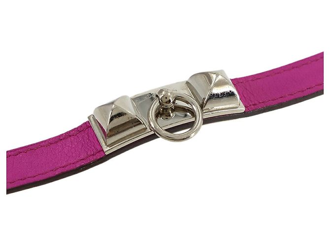 Bracciale Double Tour Rivale di Hermès Porpora - vista 3