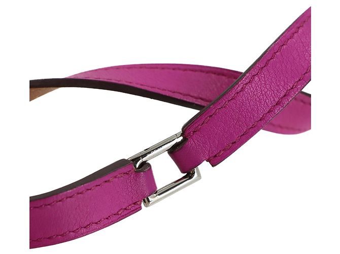 Bracciale Double Tour Rivale di Hermès Porpora - vista 6