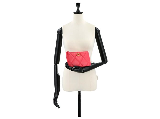 Pochette Chanel 19 Dixneuf Rosa - vista 8