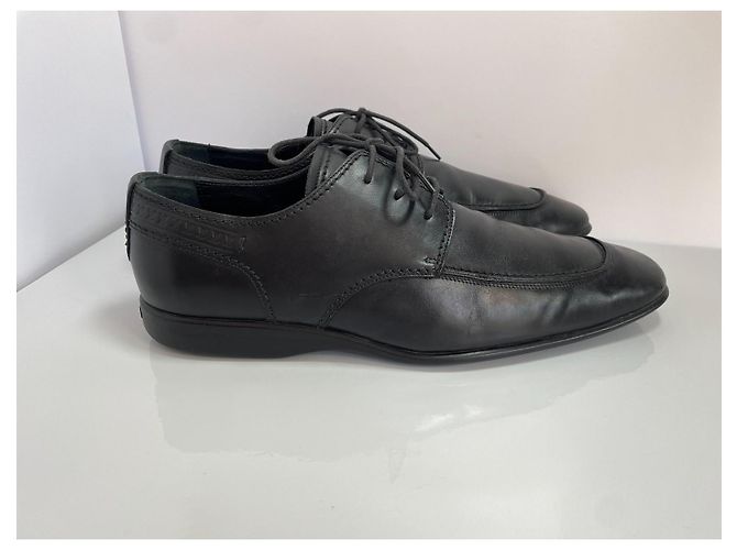Scarpe Oxford Louis Vuitton in pelle nera da uomo Nero - vista 2