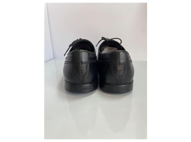 Scarpe Oxford Louis Vuitton in pelle nera da uomo Nero - vista 4