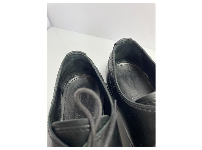 Scarpe Oxford Louis Vuitton in pelle nera da uomo Nero - vista 7
