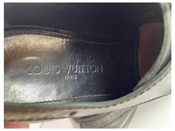Scarpe Oxford Louis Vuitton in pelle nera da uomo Nero - vista 8