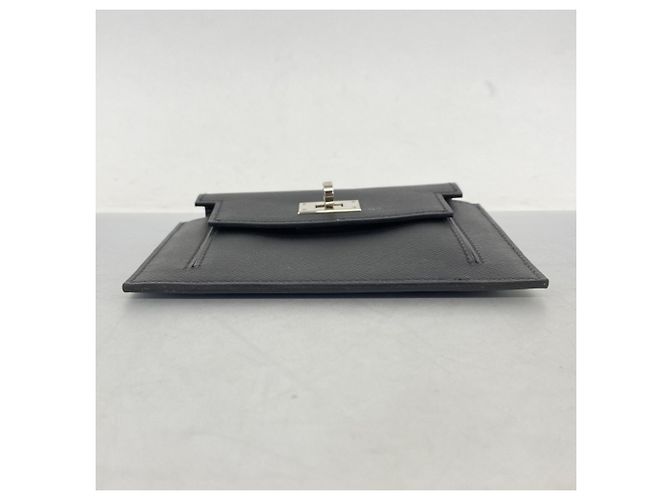 Billetera compacta Kelly de Hermès / Estuche para monedas Negro - vista 2