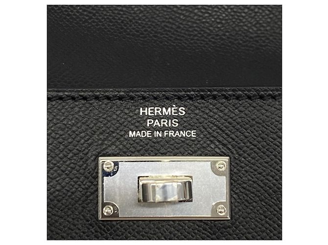Billetera compacta Kelly de Hermès / Estuche para monedas Negro - vista 4