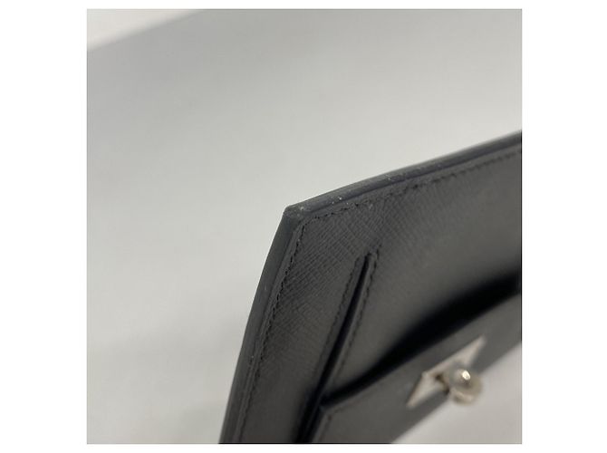 Billetera compacta Kelly de Hermès / Estuche para monedas Negro - vista 6