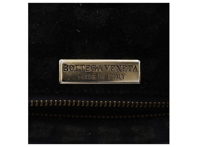 Borsa a spalla 2 in 1 Bottega Veneta in suede nero - vista 16