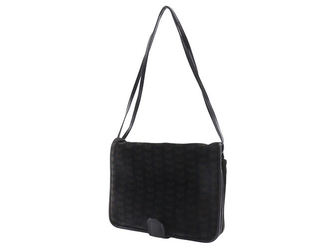 Borsa a spalla 2 in 1 Bottega Veneta in suede nero - vista 2