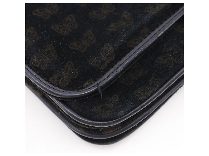 Borsa a spalla 2 in 1 Bottega Veneta in suede nero - vista 4