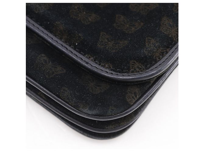 Borsa a spalla 2 in 1 Bottega Veneta in suede nero - vista 5