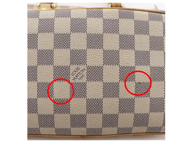 Borsa a mano Saleya PM Louis Vuitton Bianco - vista 10