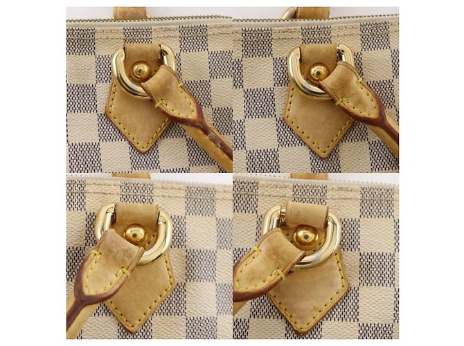 Borsa a mano Saleya PM Louis Vuitton Bianco - vista 14