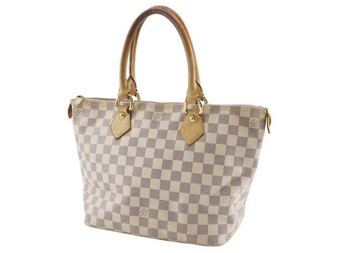 Borsa a mano Saleya PM Louis Vuitton Bianco - vista 2