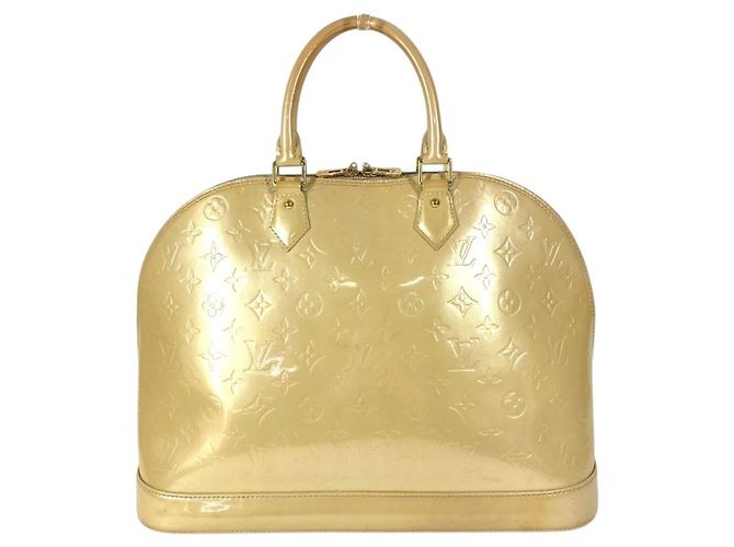 Louis Vuitton Monogram Vernis Alma GM Tote Bag Beige Koralle - Ansicht 2