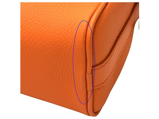 Keepall Borsa Aerogram Louis Vuitton Arancione - vista 12