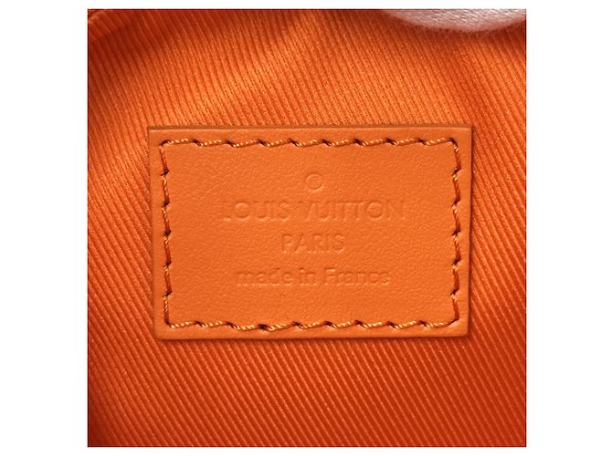 Keepall Borsa Aerogram Louis Vuitton Arancione - vista 5