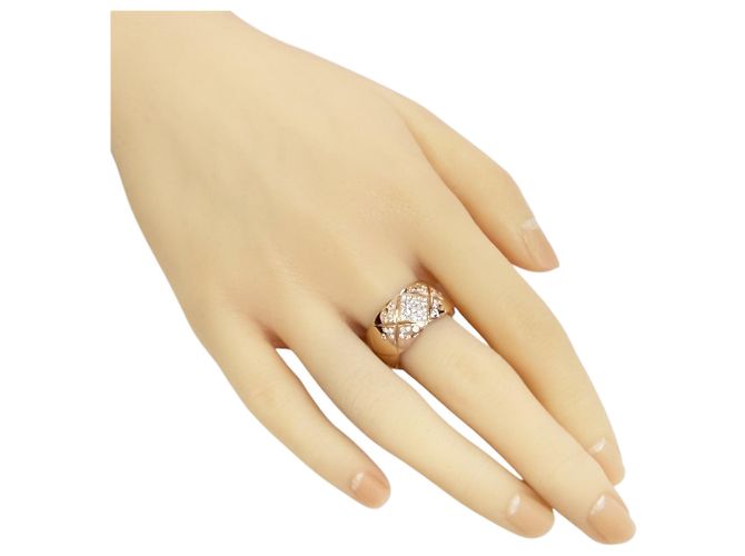 Anello Chanel Coco Crush in oro rosa 18K - vista 2