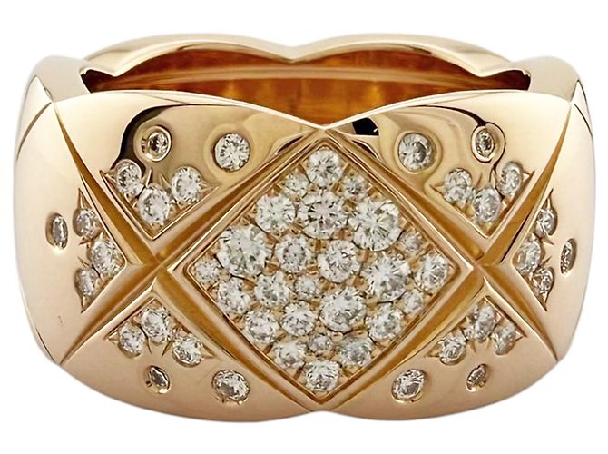 Anello Chanel Coco Crush in oro rosa 18K - vista 3