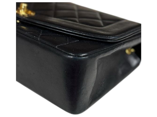 Borsa a Spalla Chanel Diana Matelassé Nero - vista 13