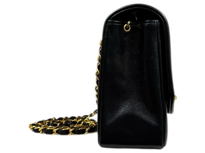 Borsa a Spalla Chanel Diana Matelassé Nero - vista 4