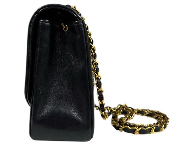 Borsa a Spalla Chanel Diana Matelassé Nero - vista 5