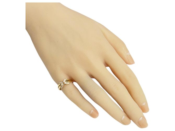 Anello in Oro Giallo 18K e Diamanti da Donna Christian Dior - vista 2